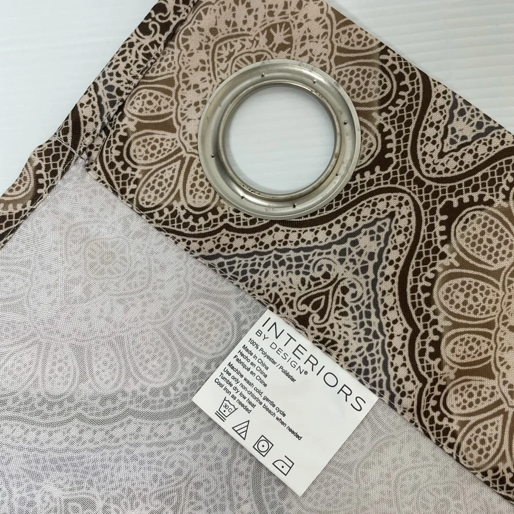 Curtain Set of 2 Panels Grommet Top